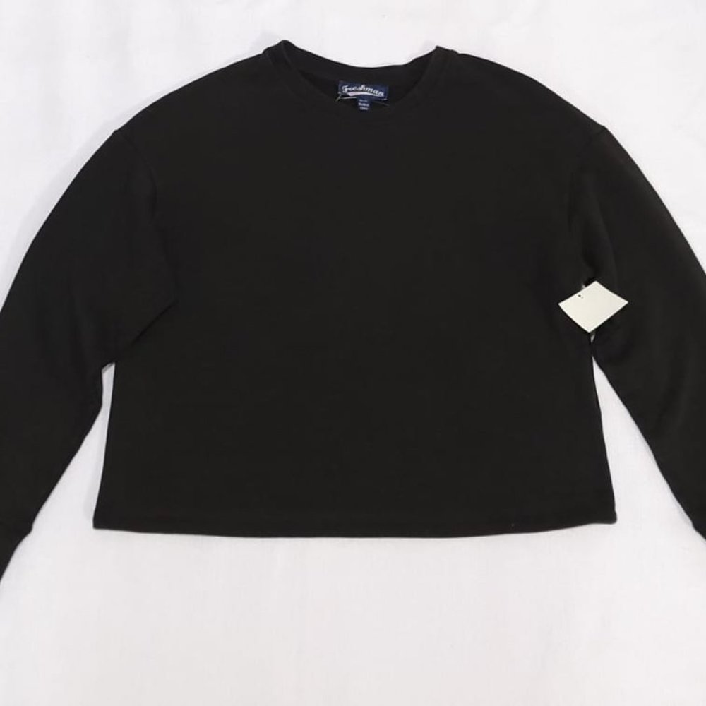 Girls Kids Size 7 Freshman 1996 Sweatshirt Long Sleeve Solid Black